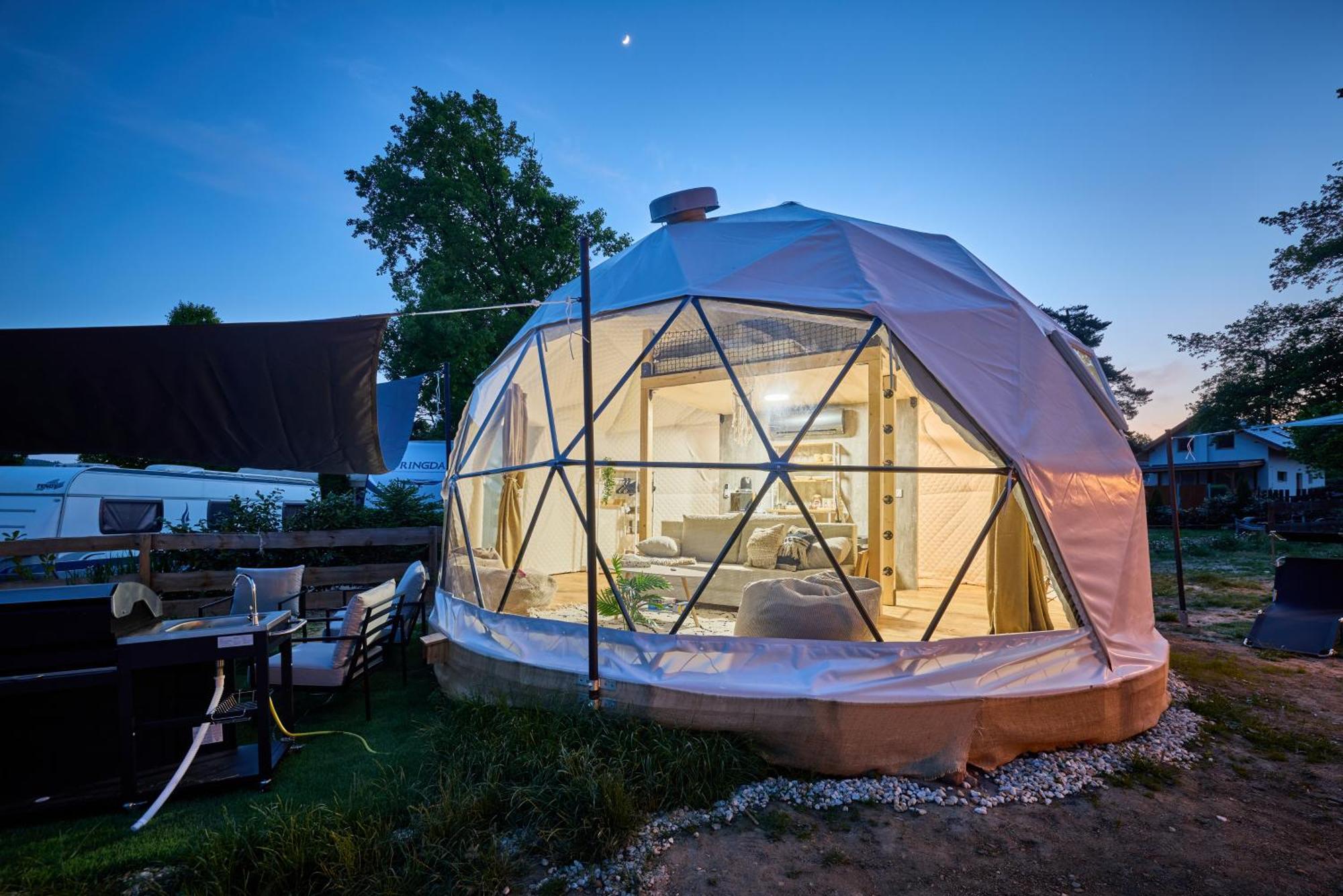 Hotel Glamping Slapy Exteriér fotografie
